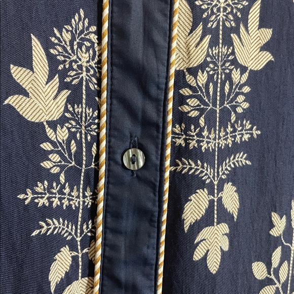 Entro Navy Blue Floral maxi Dress - Picture 7 of 13